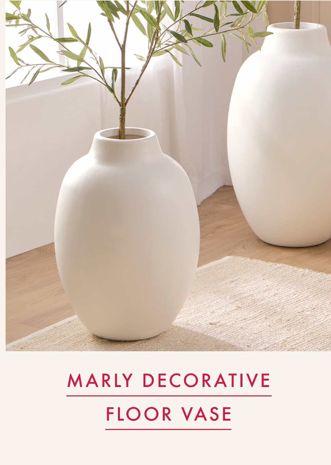 Marly Decorative Large Floor Vase