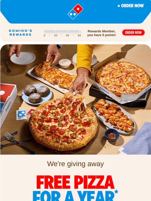 🍕 Free Pizza for a Year or Gift Cards—Don't Miss This
