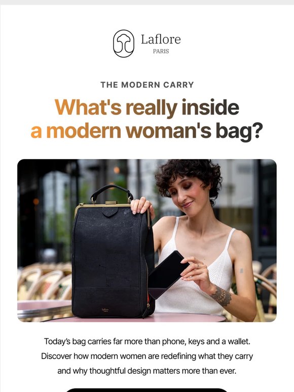 What’s really inside a modern woman’s bag?