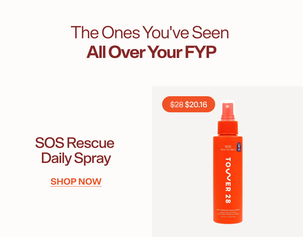 The Ones You've Seen  All Over Your FYP $28 $20.16 SOS Rescue  Daily Spray shop now