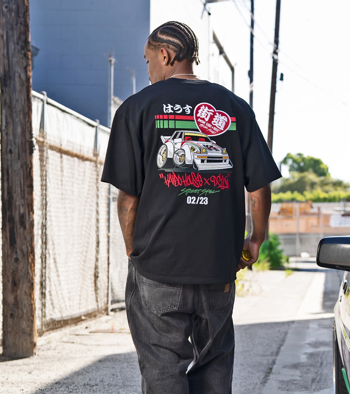 Shop men's racing tees, including this graphic tee from the DGK x Kaido House collab