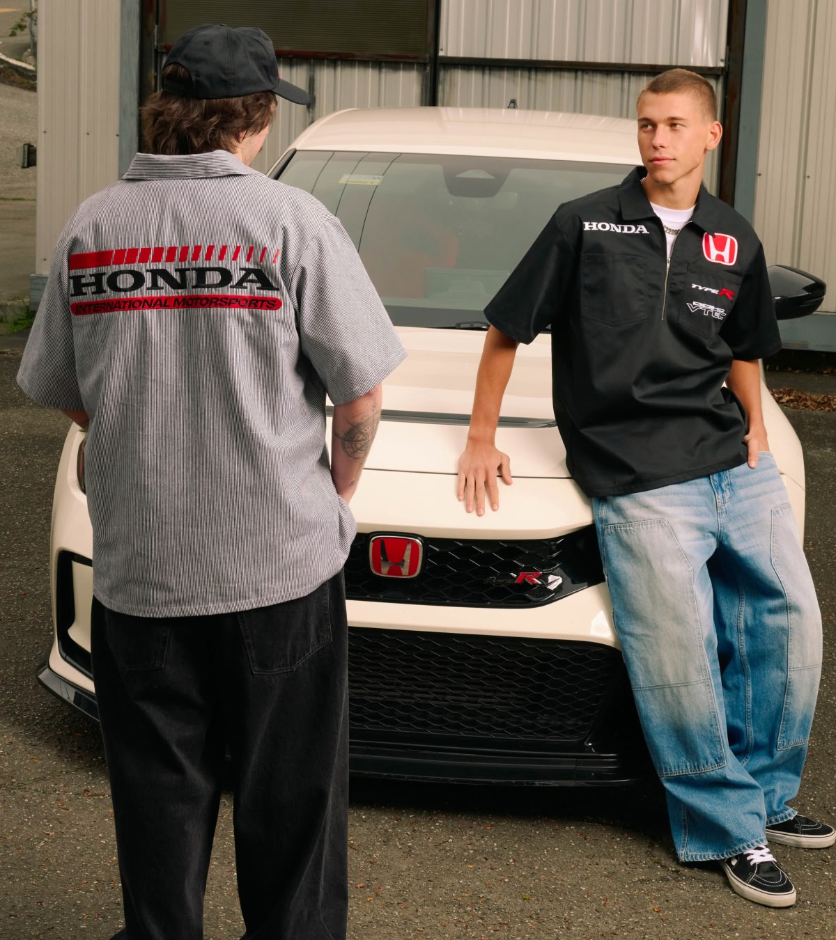 Shop Honda Racing, featuring work shirts