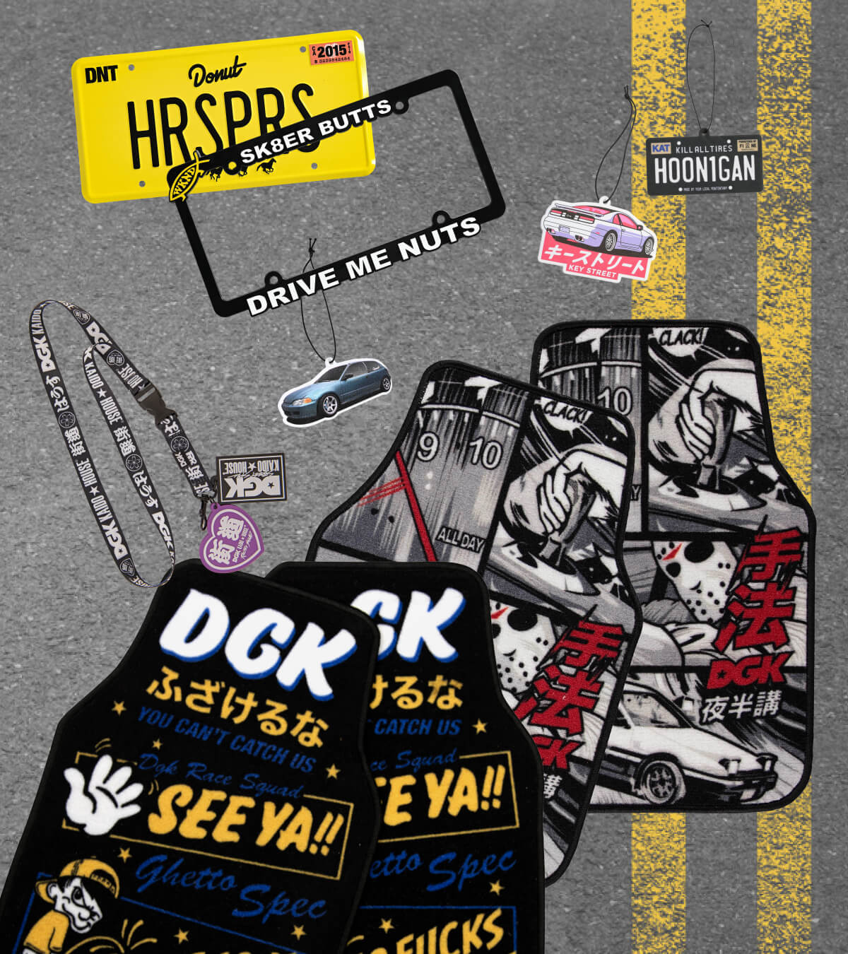 Shop car accessories, with air fresheners, license plate covers, and more