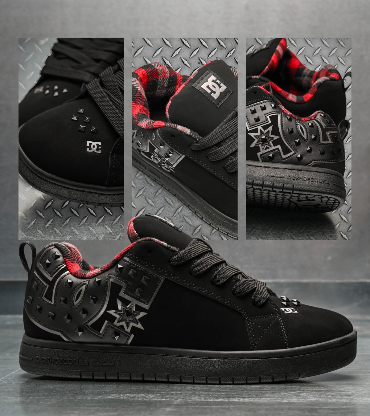 Shop all new shoes, including the DC Court Graffik studs
