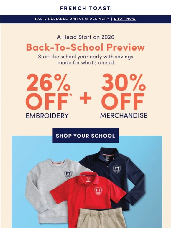 🎒 The Back-To-School Preview is on!