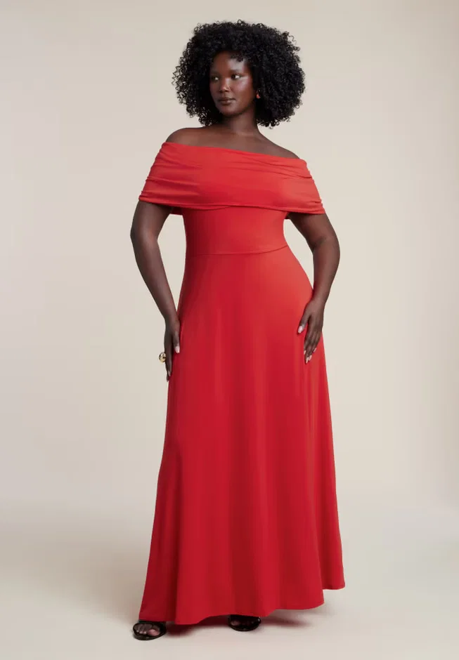 Off The Shoulder Maxi Dress