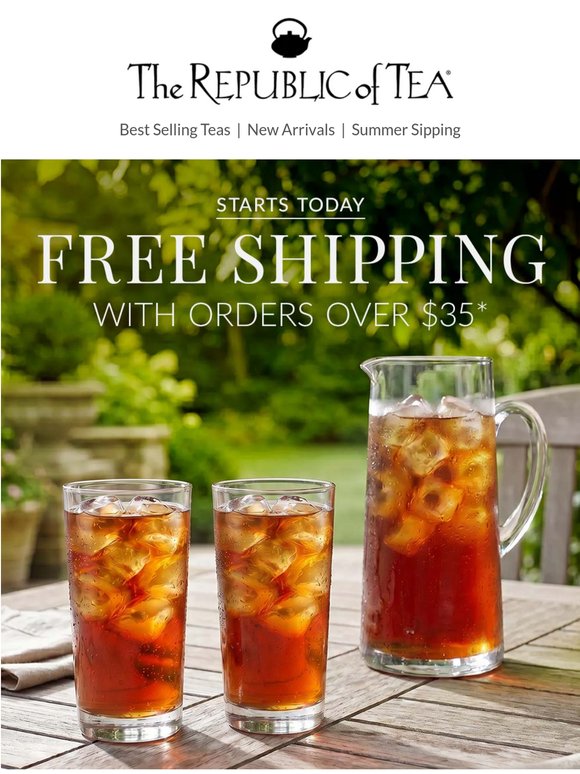 Free Shipping Over $35 Starts TODAY!