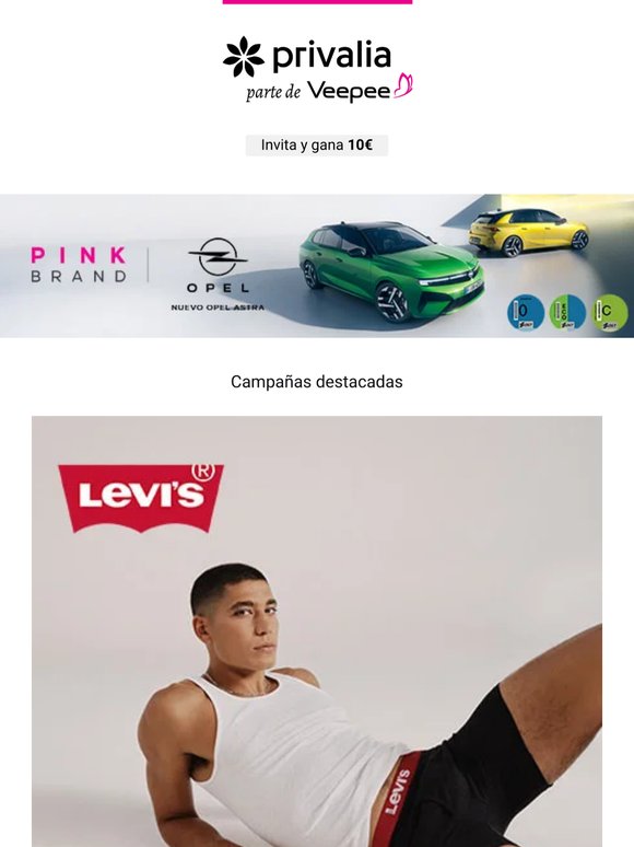 Levi's® Underwear, Mango Kids, Toni Pons, Sommers, Ana Maria LaJusticia y más hoy en Privalia