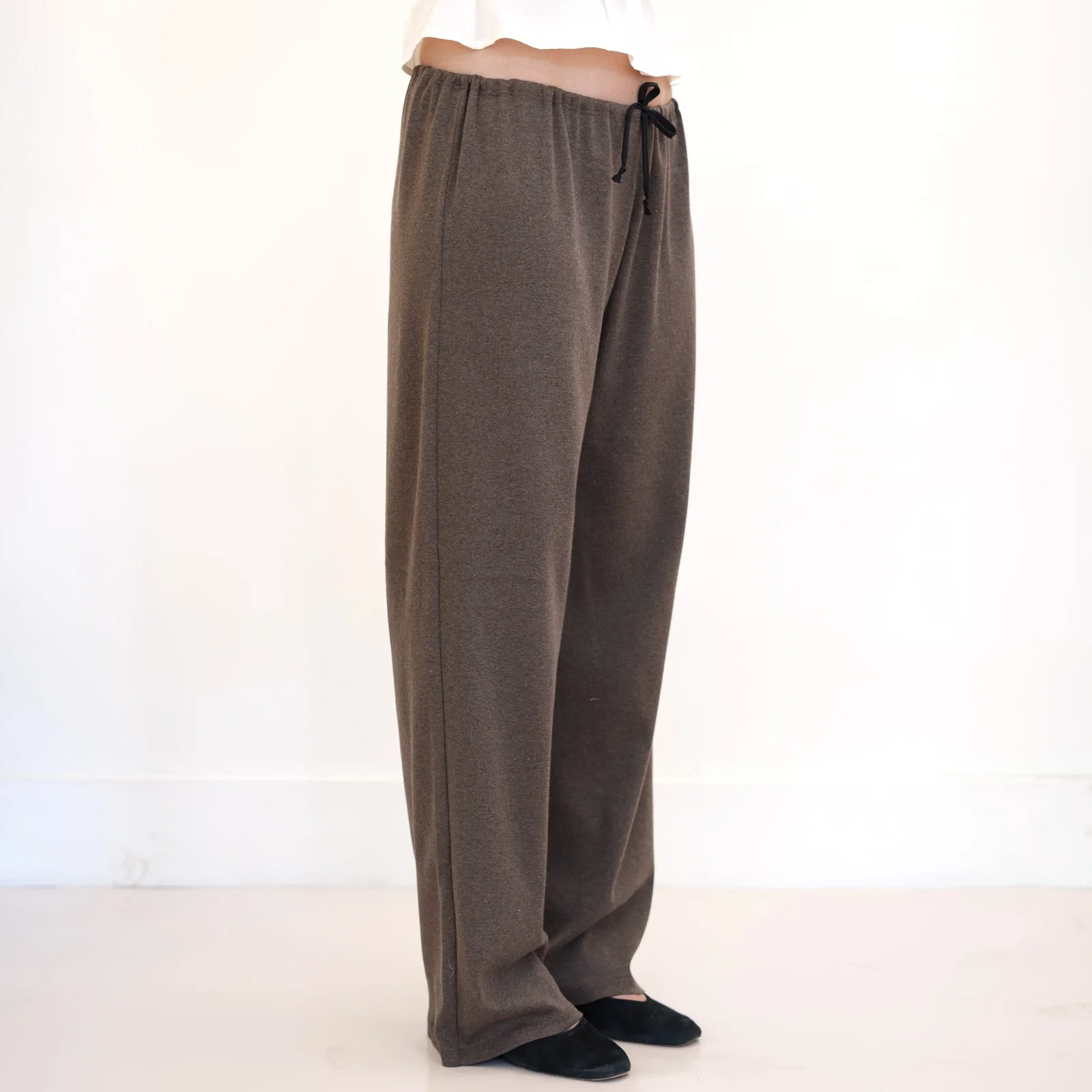 Image of Drawstring Pants, Cocoa
