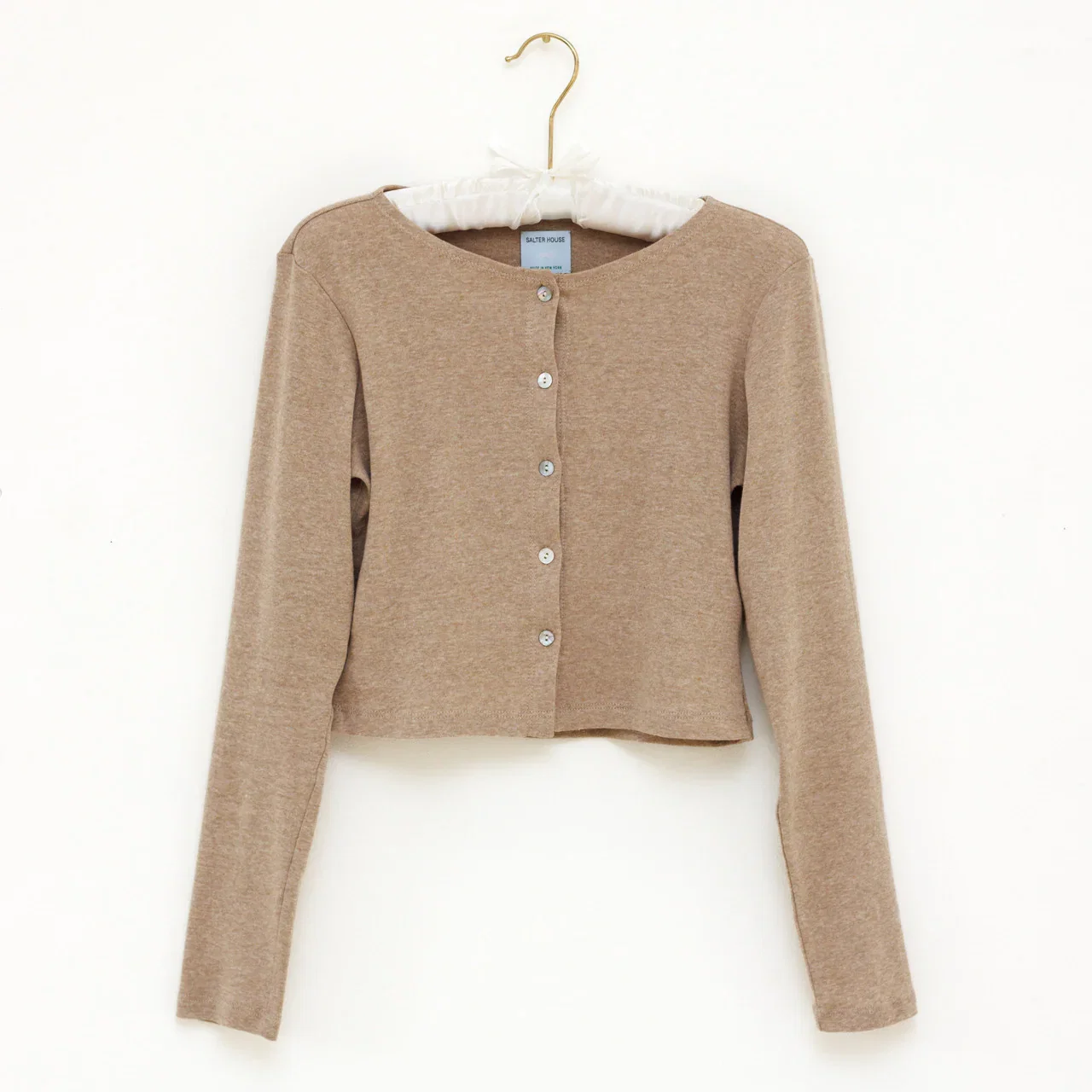 Image of Organic Cotton Cardigan, Butterscotch