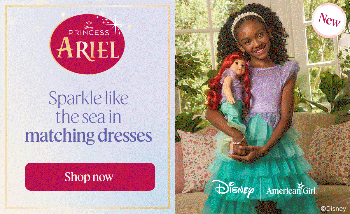 Disney Princess Ariel. Ariel Sparkle like the sea in matching dresses Shop now