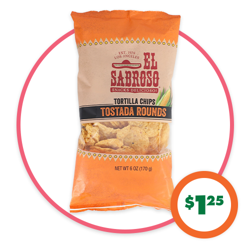 $1.25 El Sabroso Tortilla Chips