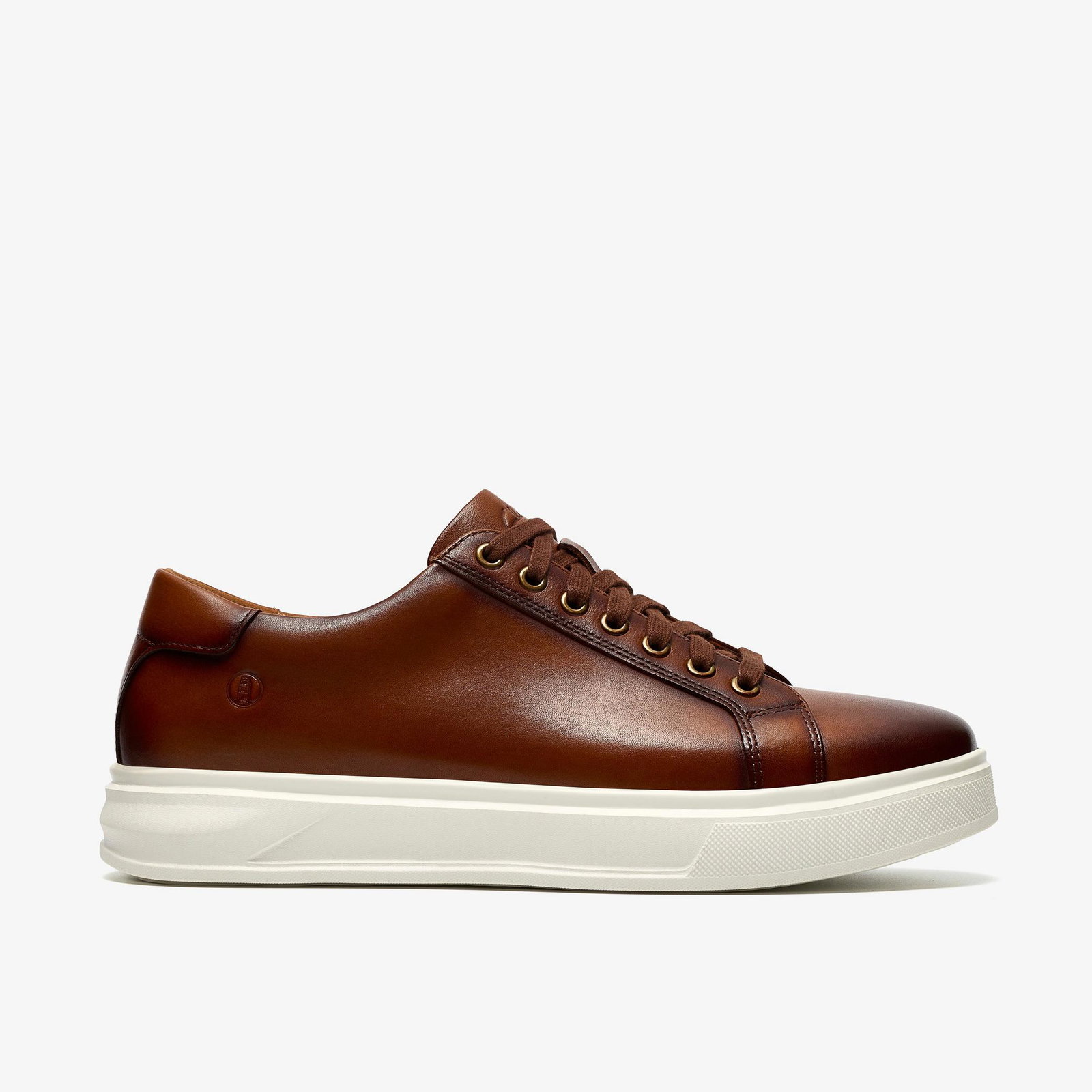 Shop Goswell Tie Tan Leather