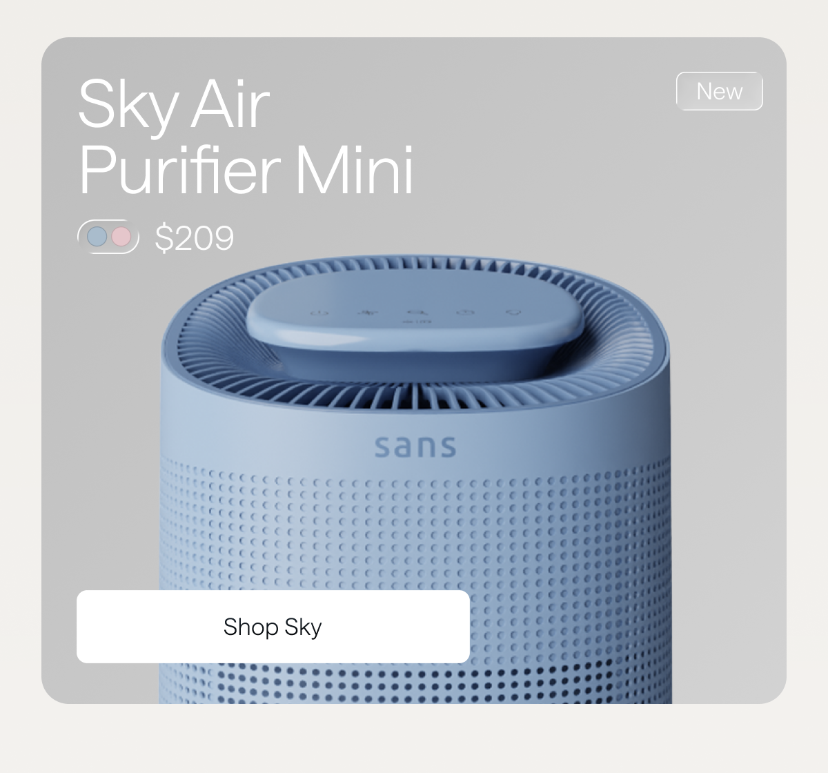 New Sky Air Purifier Mini. Shop Sky.