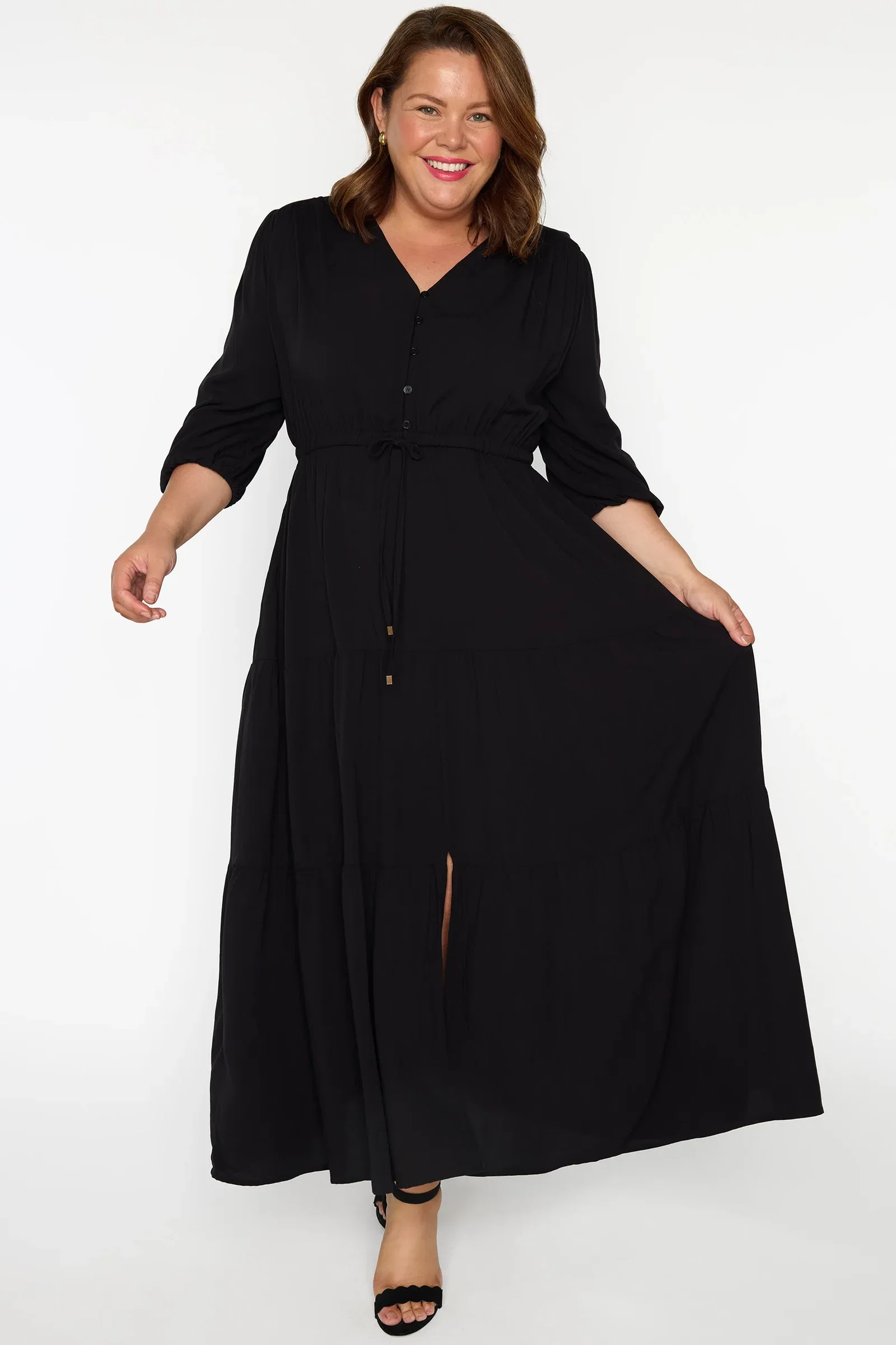 Image of Adeline Black Dress