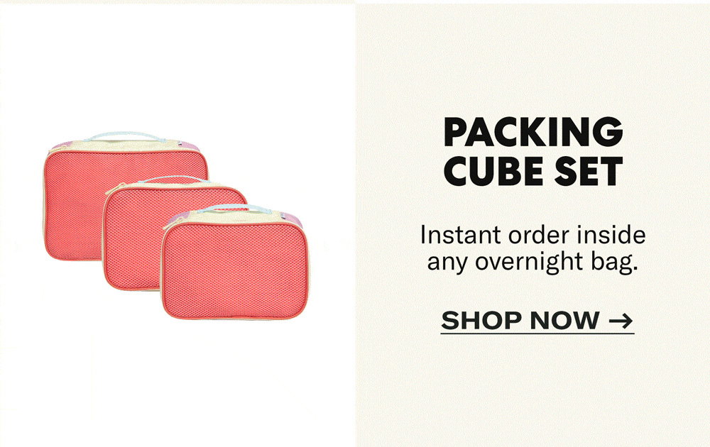 Shop Packing cube set pink
