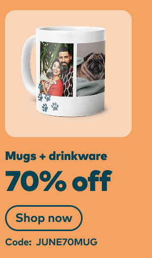 Mugs and drinkware 70% off. Code: JUNE65MUG. Shop now.