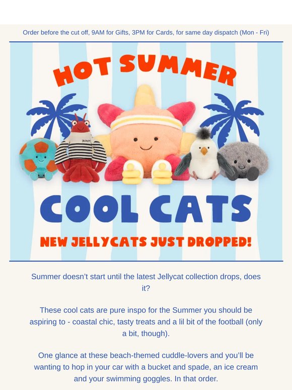 Shop the Jellycat Summer Collection