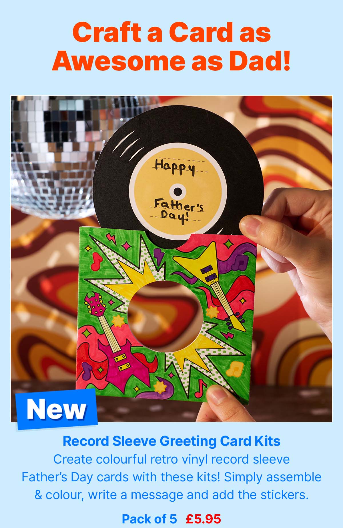 Record Sleeve Greeting Card Kits