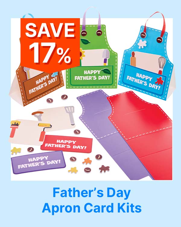 Father's Day Apron Card Kits
