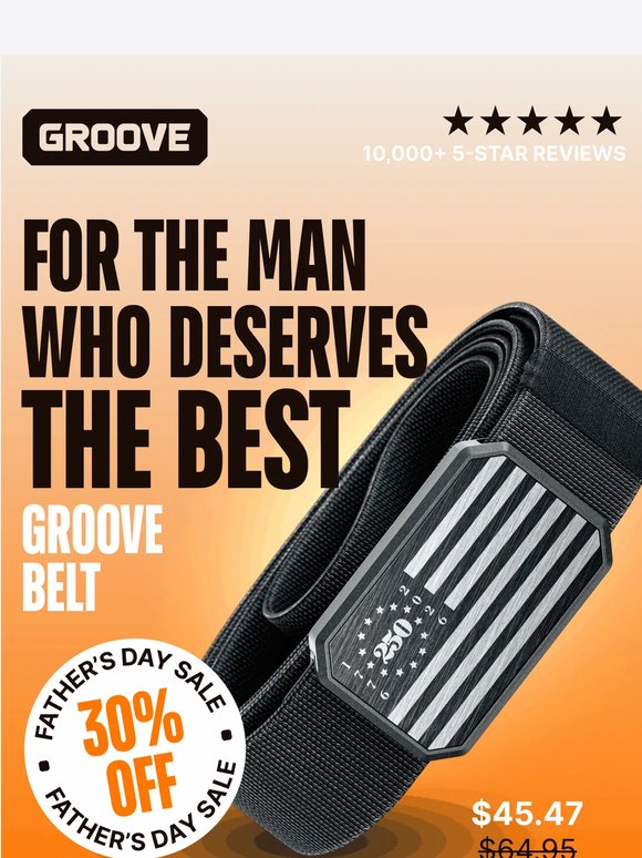 Groove Belt $45!