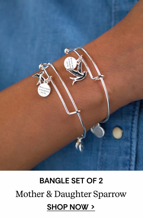 Mother & Daughter Sparrow Bangle Set of 2