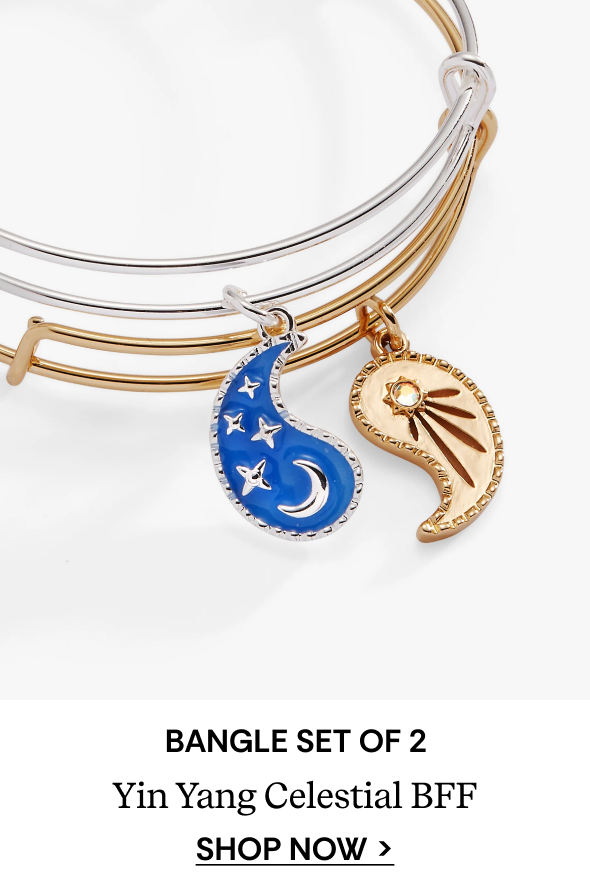 Yin Yang Celestial BFF Bangle Set of 2