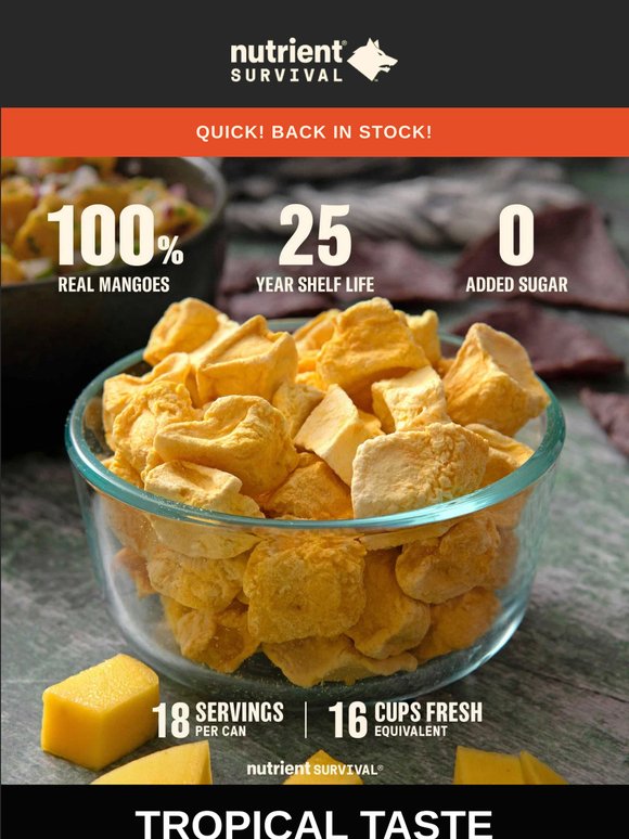 🥭 Mangoes Back In Stock!