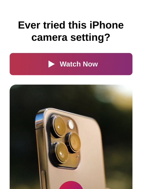 Ever tried this iPhone camera setting? 📱