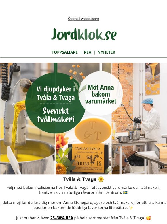 Bakom kulisserna: möt Tvåla & Tvaga 🫧