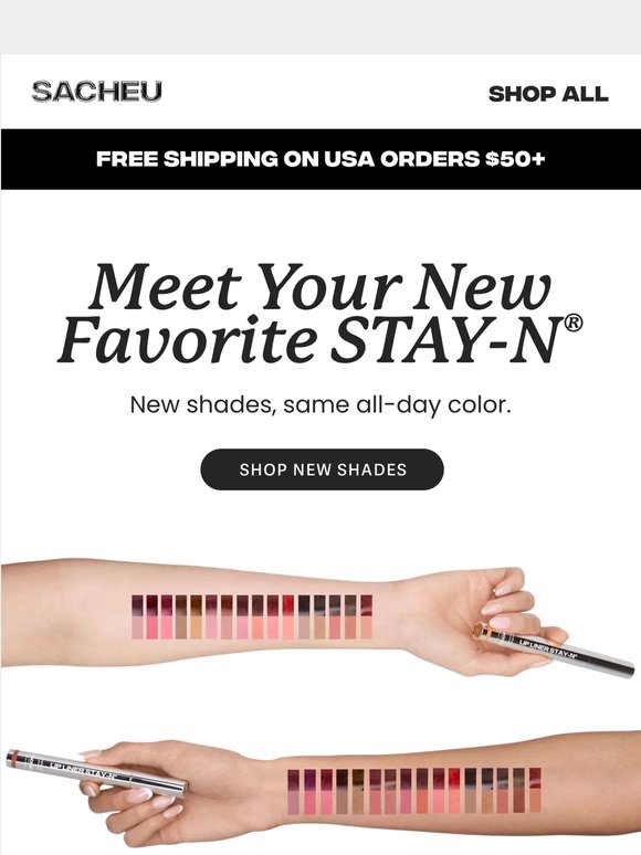 We found your next favorite Lip STAY-N shade