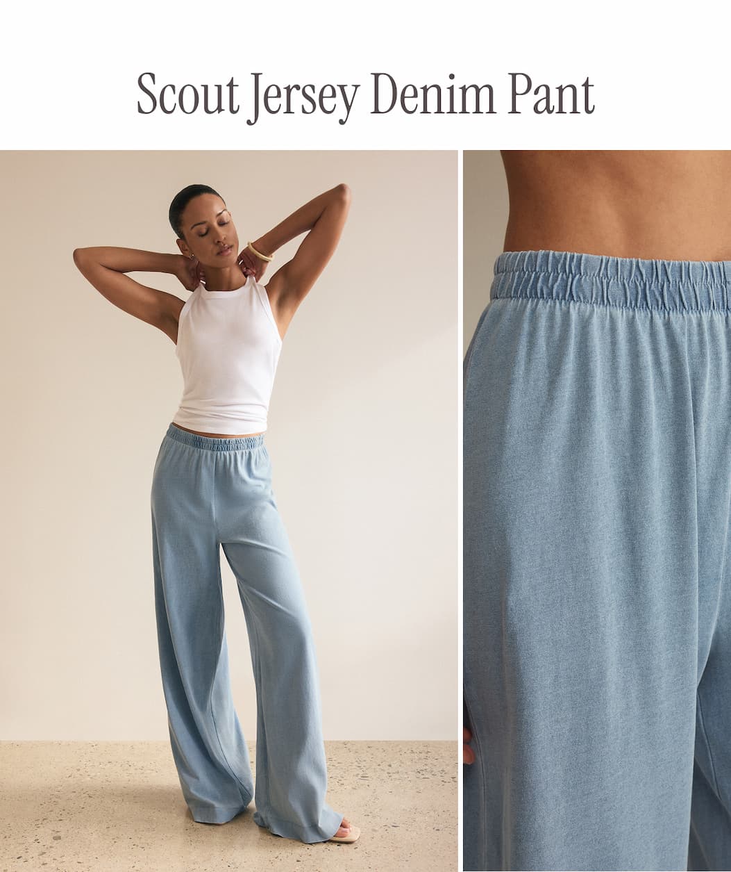 Scout Jersey Denim Pant