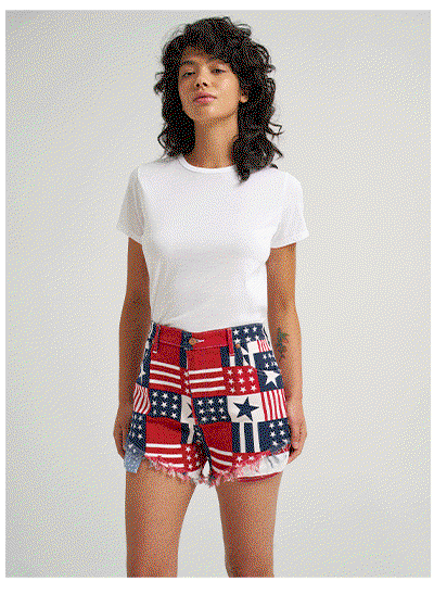 Wrangler® x 250 Years of America Retro Bailey Flare Print Jean