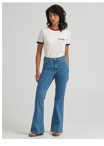 Wrangler® x 250 Years of America Retro® Bailey High Rise Flare Jean