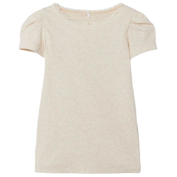 Image of Name It T-shirt - Rib - Noos - NmfKab - Peyote Melange