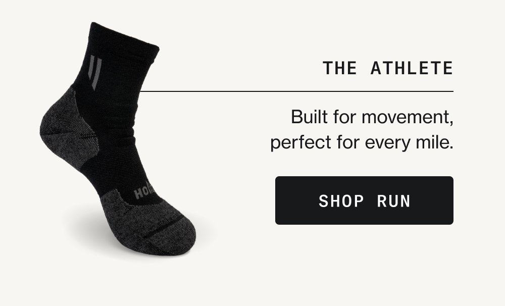 The Athlete Built for movement, perfect for every mile. Shop Run