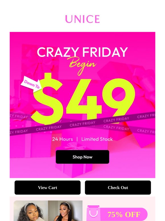 Don’t Blink. 75% Off Starts at $49