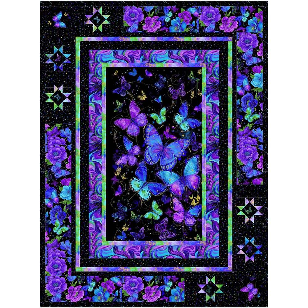 Image of Artist's View - The Sweet Tea Girls - Evening Glow by Chong-A Hwang - Timeless Treasures - Panel Quilt Kit