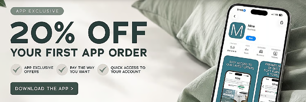 20% off your first app order. Download now>