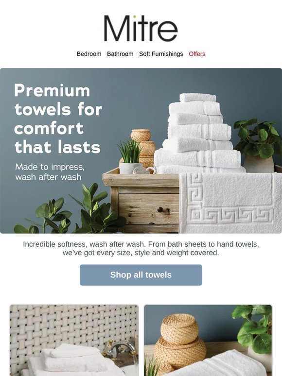 Towels you'll love, wash after wash