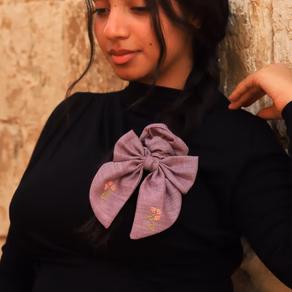 Pre-Order Bow Scrunchie - Purple