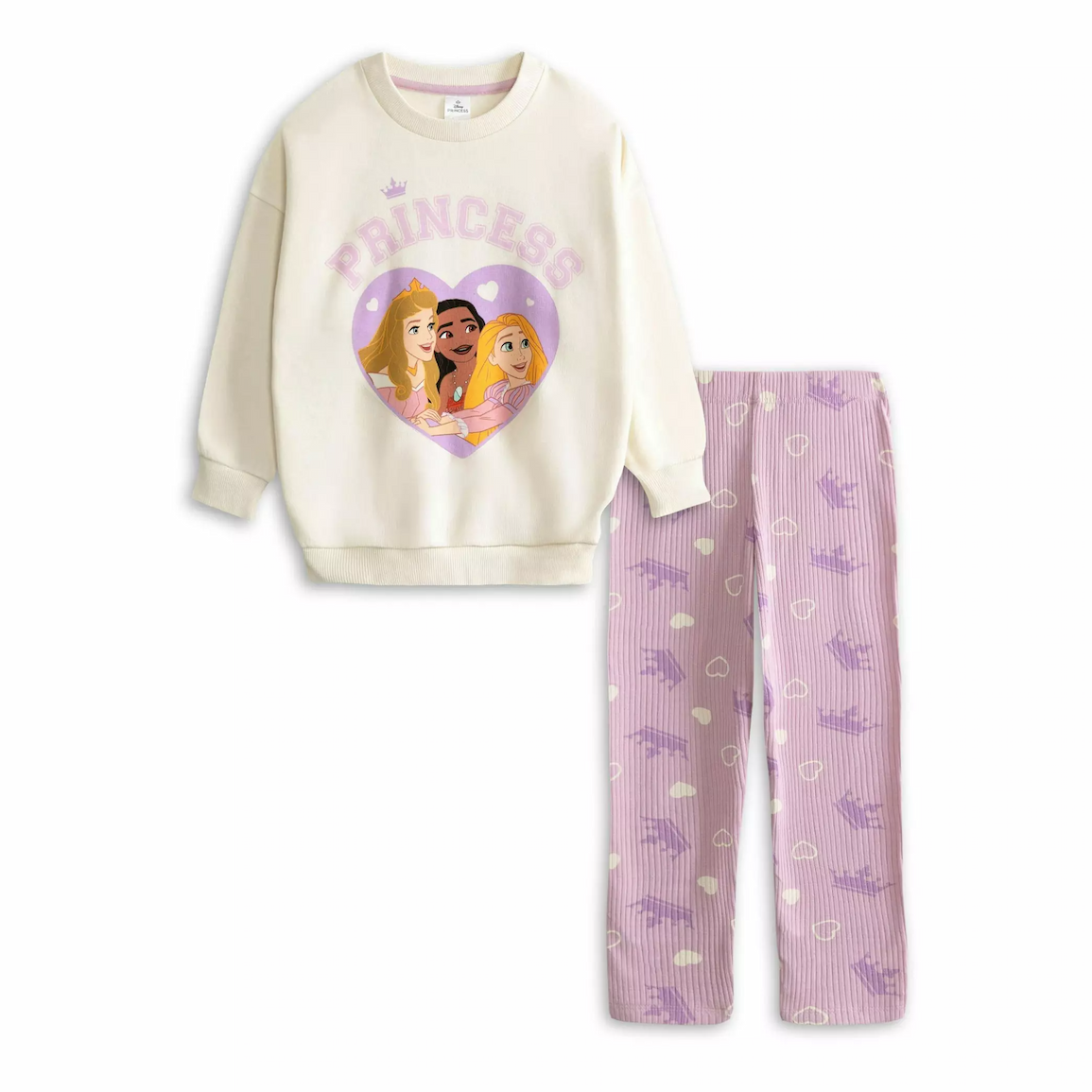 Disney - Pink Princess Sweatshirt and Joggers Set