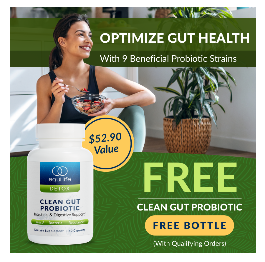 FREE Clean Gut Probiotic (With Qualifying Orders)