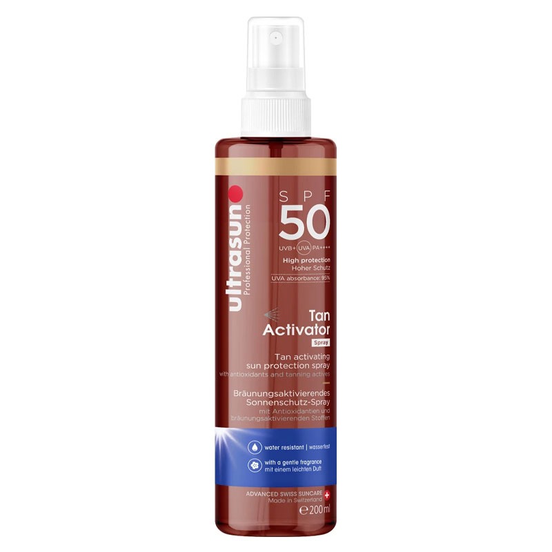 Image of Ultrasun Body Tan Activator Spray SPF 50 200ml
