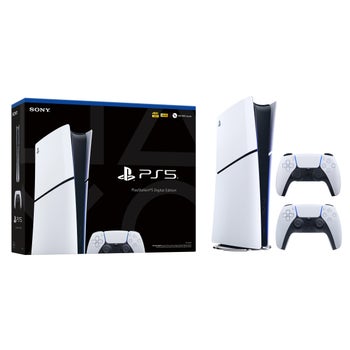 Sony Playstation 5 Digital Slim Console and DualSense Controller Bundle