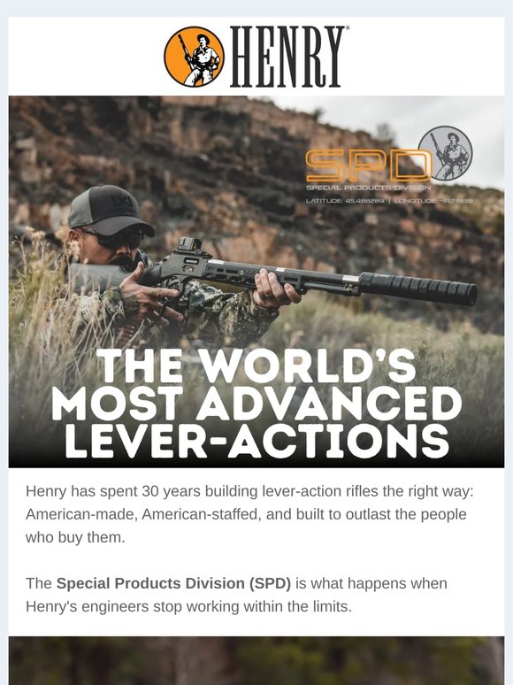 Henry SPD: Lever Actions Built for What's Next