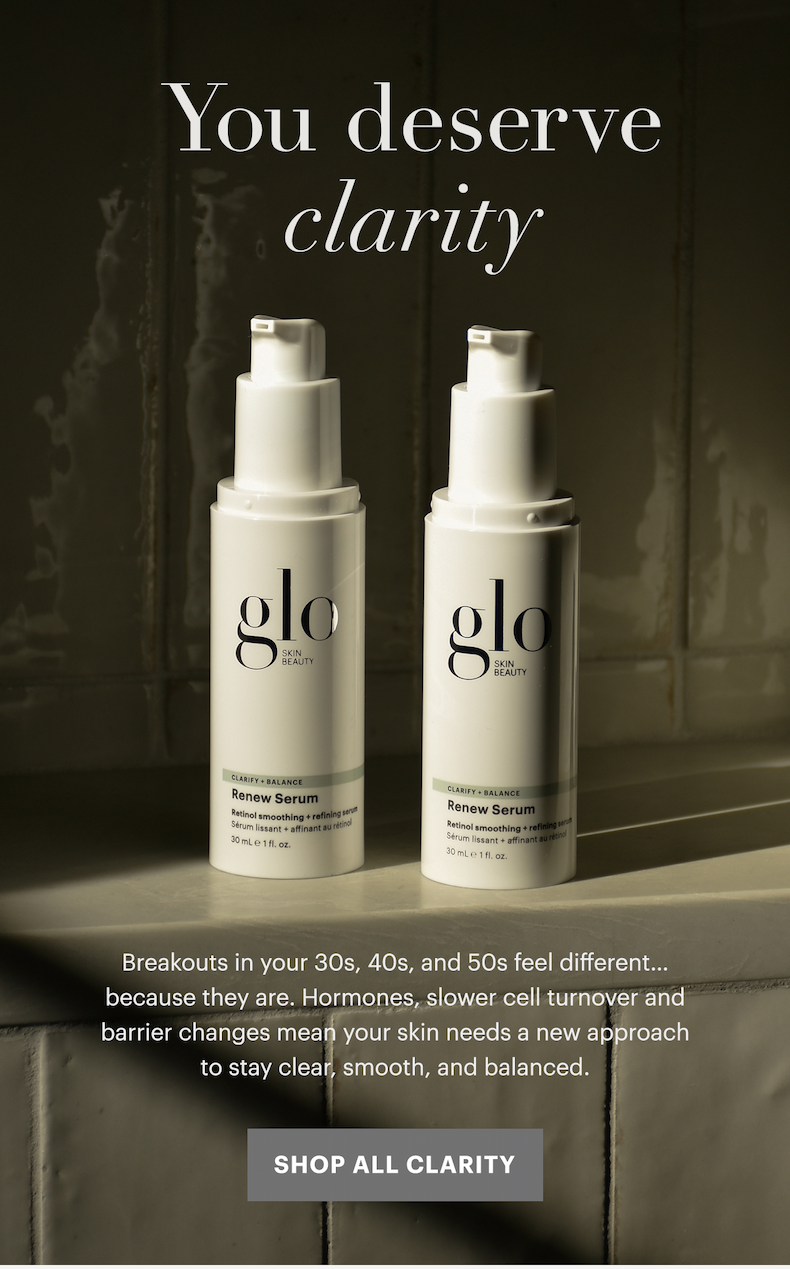 You deserve clarity. Breakouts in your 30s, 40s, and 50s feel different… because they are. Hormones, slower cell turnover and barrier changes mean your skin needs a new approach to stay clear, smooth, and balanced.