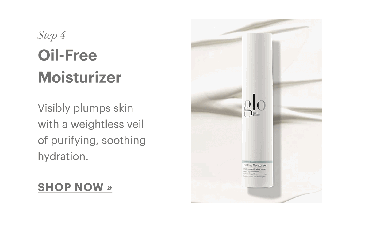 Oil-Free Moisturizer. Visibly plumps skin with a weightless veil of purifying, soothing hydration.