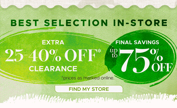 In-Store Clearance
