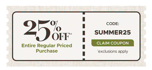 25% Off Coupon